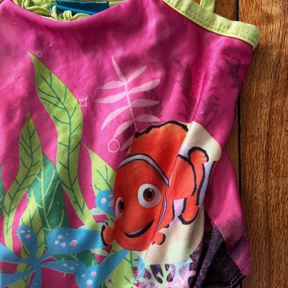 DISNEY STORE FINDING NEMO 1PC SWIMSUIT 24mo Baby Girl Pink Suit - Picture 3 of 7